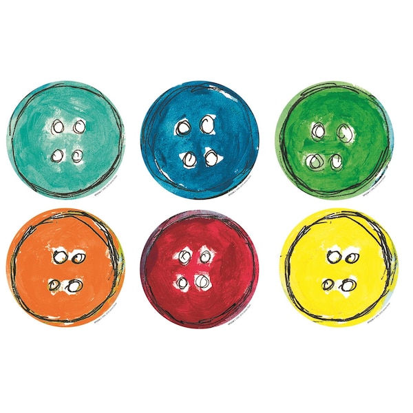Pete The Cat® Groovy Buttons Accents, 36 Pieces, PK3